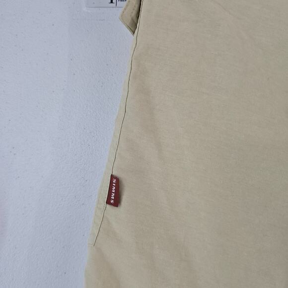 Simms Fishing Products Men’s Cargo Shorts Tan Nylon Blend Outdoor Utility L 5978 - Picture 3 of 13